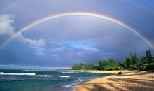 经历风雨才能见彩虹