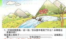 春天的花园看图写话