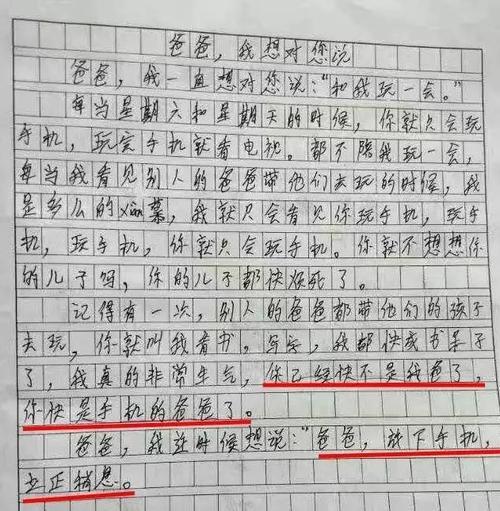 五年级作文爸爸，我想告诉你