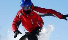 一次精彩的滑雪