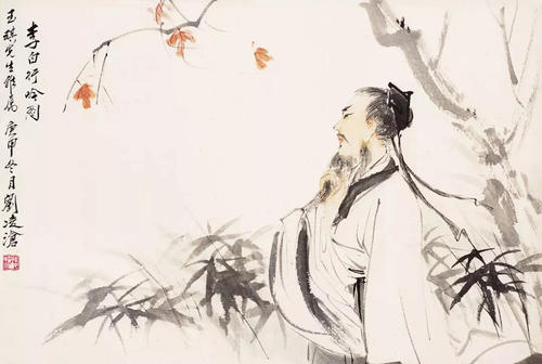 我喜欢的诗人是李白