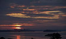 校园的夕阳美景