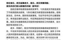 致武汉医务人员的一封信