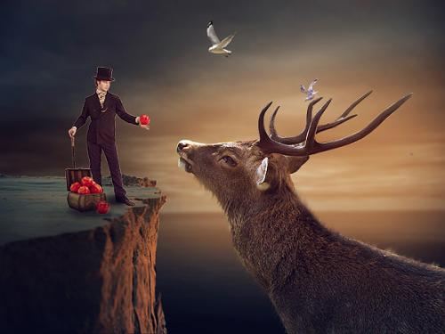 喜欢读书的小女孩