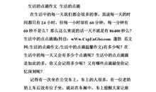 生活中的小插曲作文