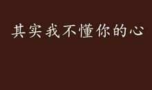 其实我不懂