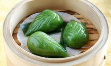 我学会了包清明粿