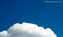 假如我是大自然中的一朵云