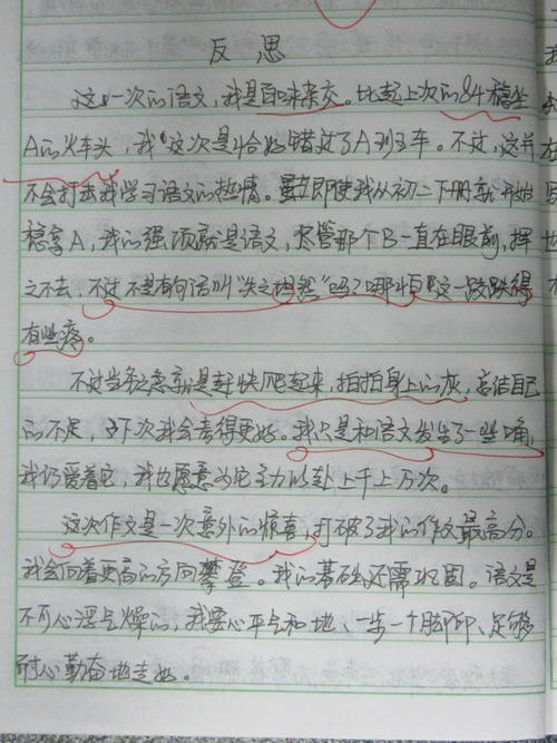 期中考试反思