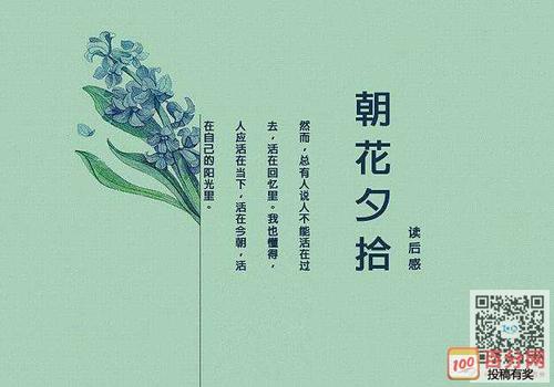 面向现在回顾过去-读《早晨摘花》的感想