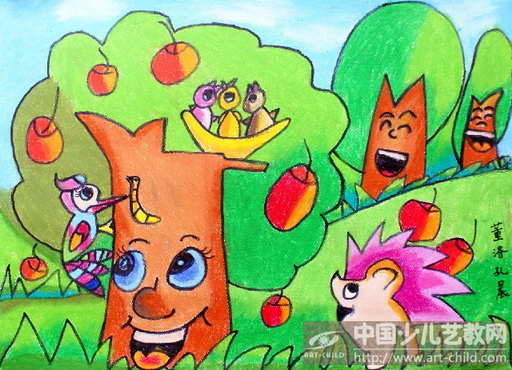 啄木鸟找工作的童话