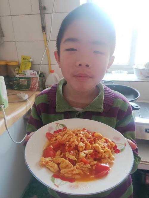 我学了炒鸡蛋