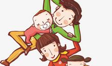 幸福的一家四口