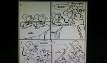 老鼠摘苹果看图写话二年级