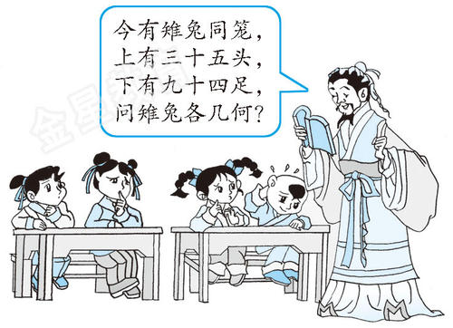 鸡和兔子在同一个笼子里