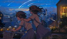 瞬间，流星划过