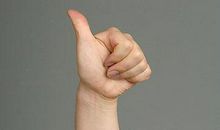 大拇指变了