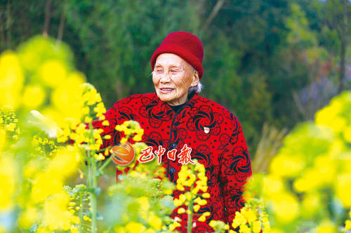幸福是见到她的喜悦