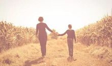 我在爸爸的掌心中成长