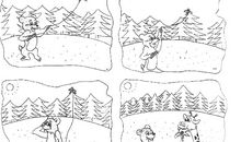 母鸡萝丝去散步看图写话