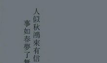 我有我的清欢路