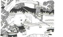 下雪了看图写话