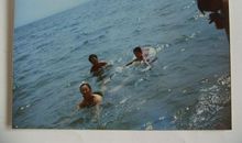 第一次去大海游泳