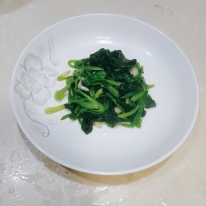 我学会了做菠菜
