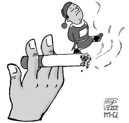 都是香烟引起的