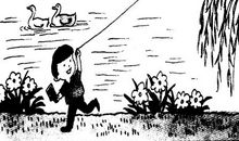 看图写话放生青蛙