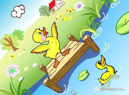 小鸭学会游泳，看图片和聊天