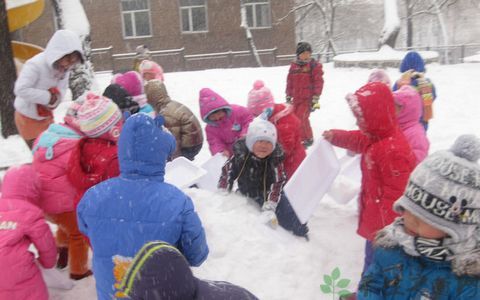 我喜欢在雪地里玩耍的感觉