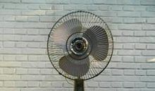 一台古老的电风扇