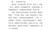 美丽的花作文200字