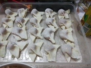 包饺子的过程