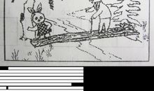 争过独木桥看图写话