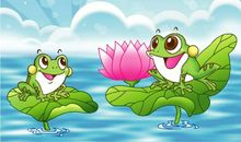 青蛙妈妈找孩子看图写话