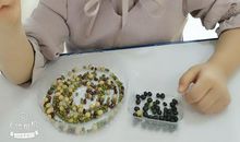 有趣的夹豆子游戏