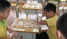 紧张激烈的象棋比赛