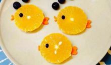 有趣的水果拼盘