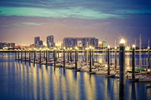 厦门湿地公园夜景