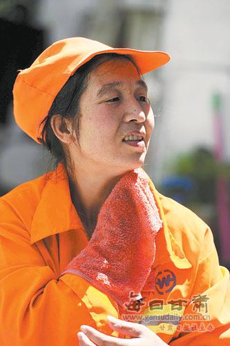 我心中的环卫工人