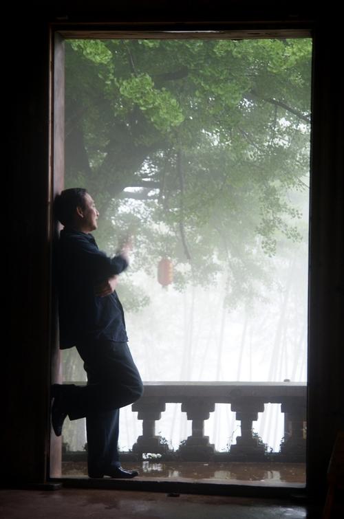雨中的风景