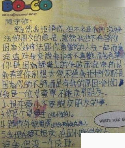 我欣赏的同学