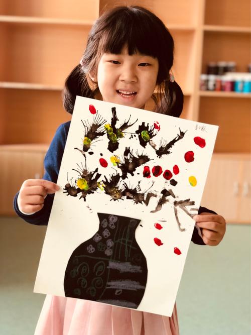 有趣的吹画
