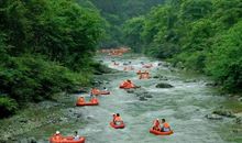 去霍山漂流