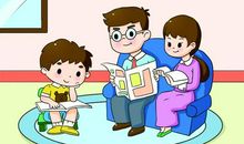 爱看书的孩子看图写话