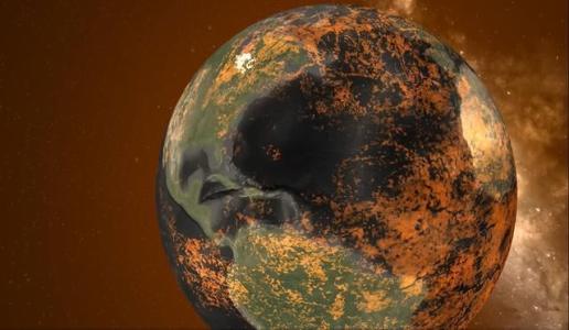 火星撞击地球