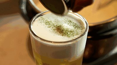 冬天喝一杯奶茶