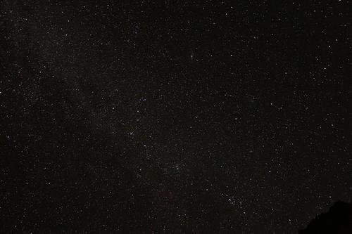 坐着看流星时